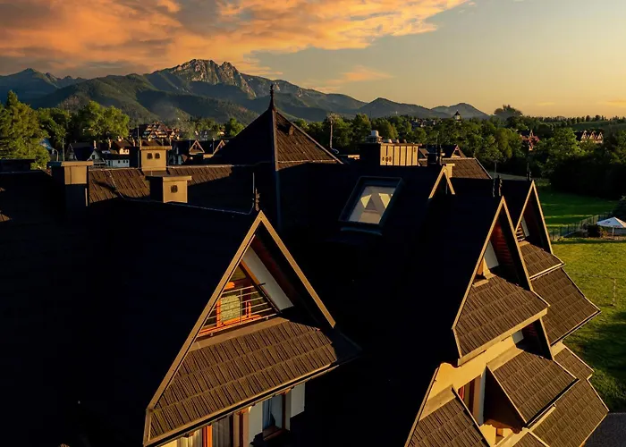 Grand Podhale Resort&Spa Zakopane - Jacuzzi - Sauna fińska i Łaźnia parowa - Widok na Tatry